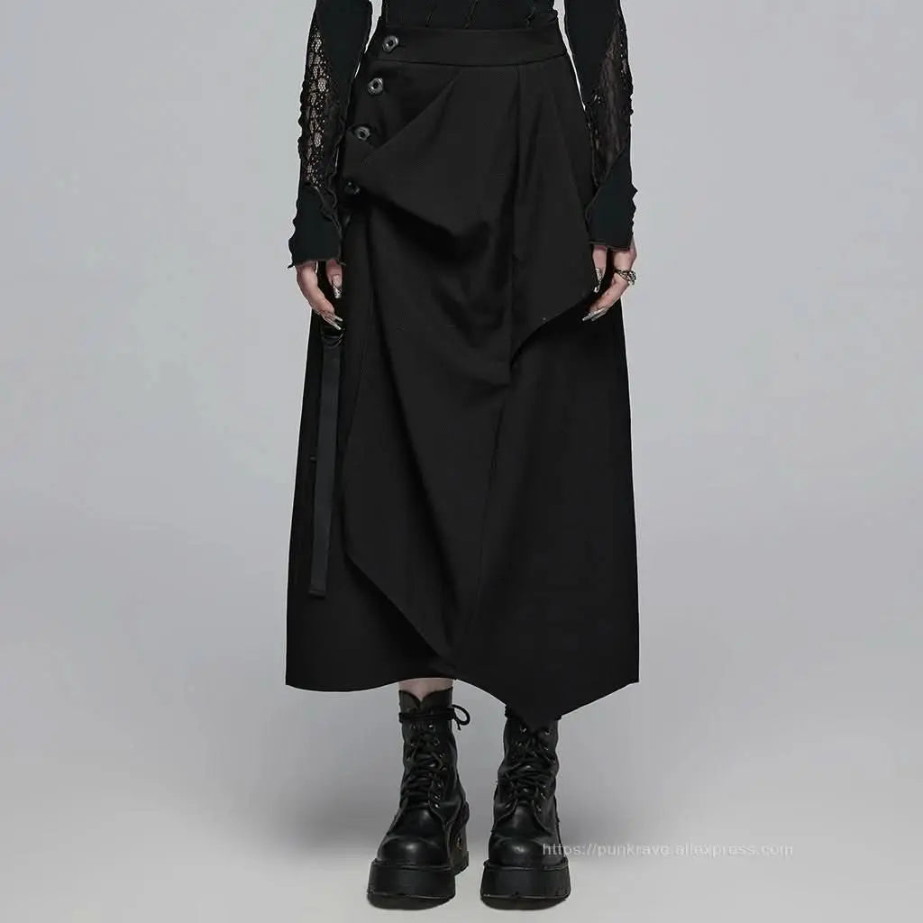 Grunge Garb Maxi Skirt - PunkRave