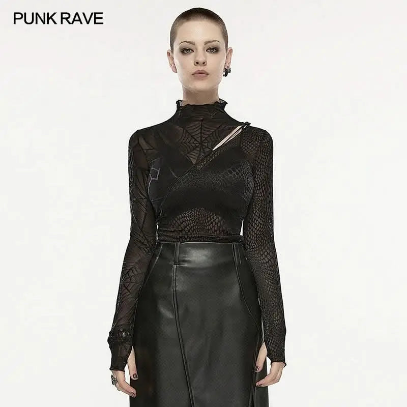 Grunge Groove - Cheongsam Top - PunkRave