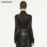 Grunge Groove - Cheongsam Top - PunkRave