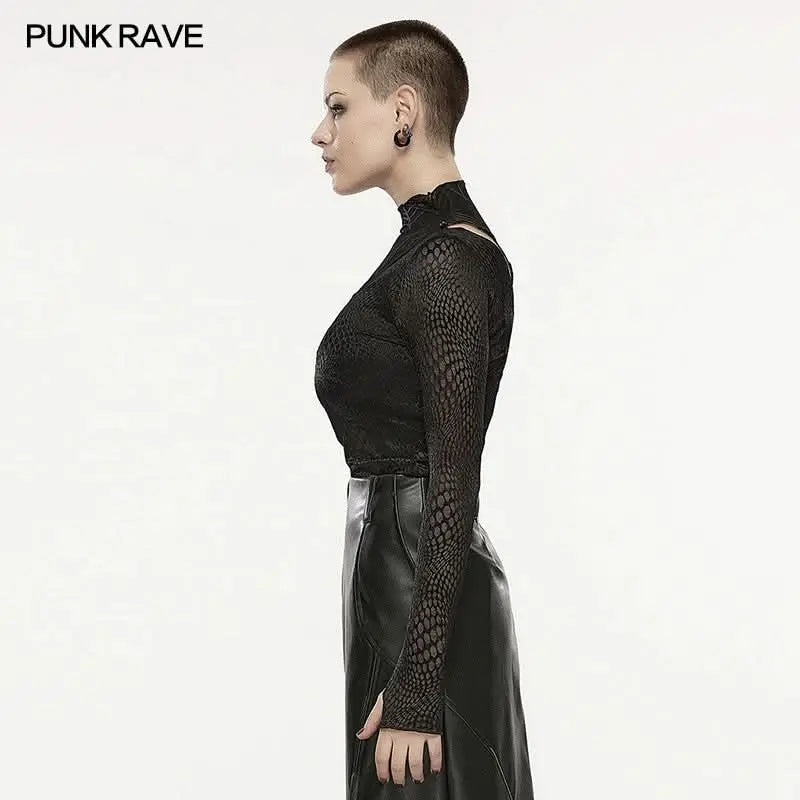 Grunge Groove - Cheongsam Top - PunkRave