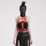 Hardcore Haven - Punk Mesh Mask With Mohawk - PunkRave