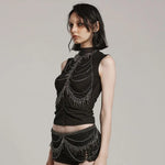 Heaven's Fall Chain Body Harness - PunkRave