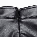Hexmor Faux Leather Skirt - PunkRave