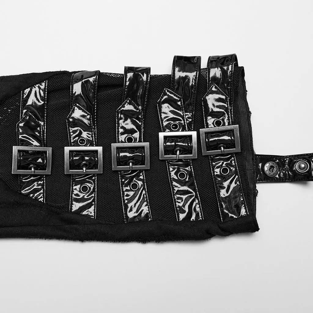 Hierophant PU Leg Warmers PunkRave
