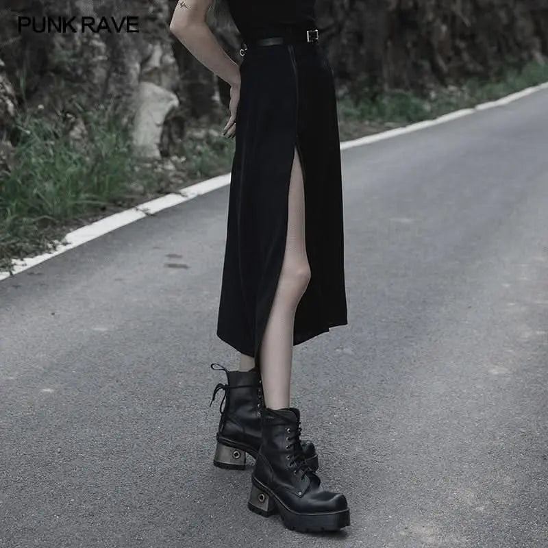 Horrorshow Midi Skirt - PunkRave
