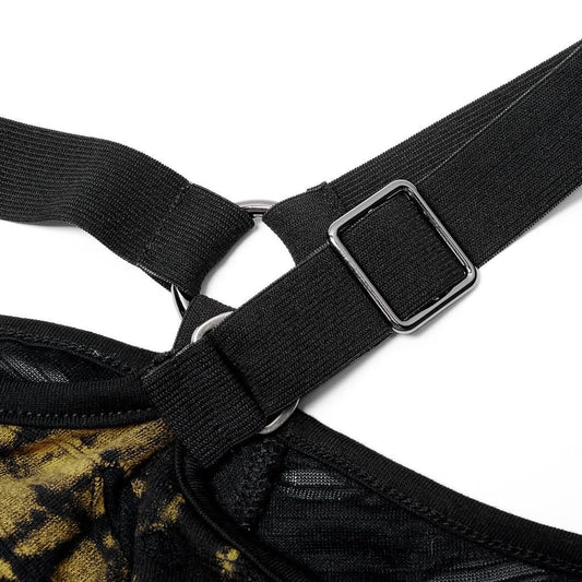 Infernal Eternal Off-shoulders Crop Top (Yellow) - PunkRave