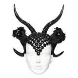 Inferno - Gothic Headpiece with Horns - PunkRave