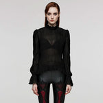 Ivory Mesh Top PunkRave