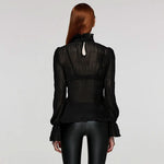 Ivory Mesh Top PunkRave