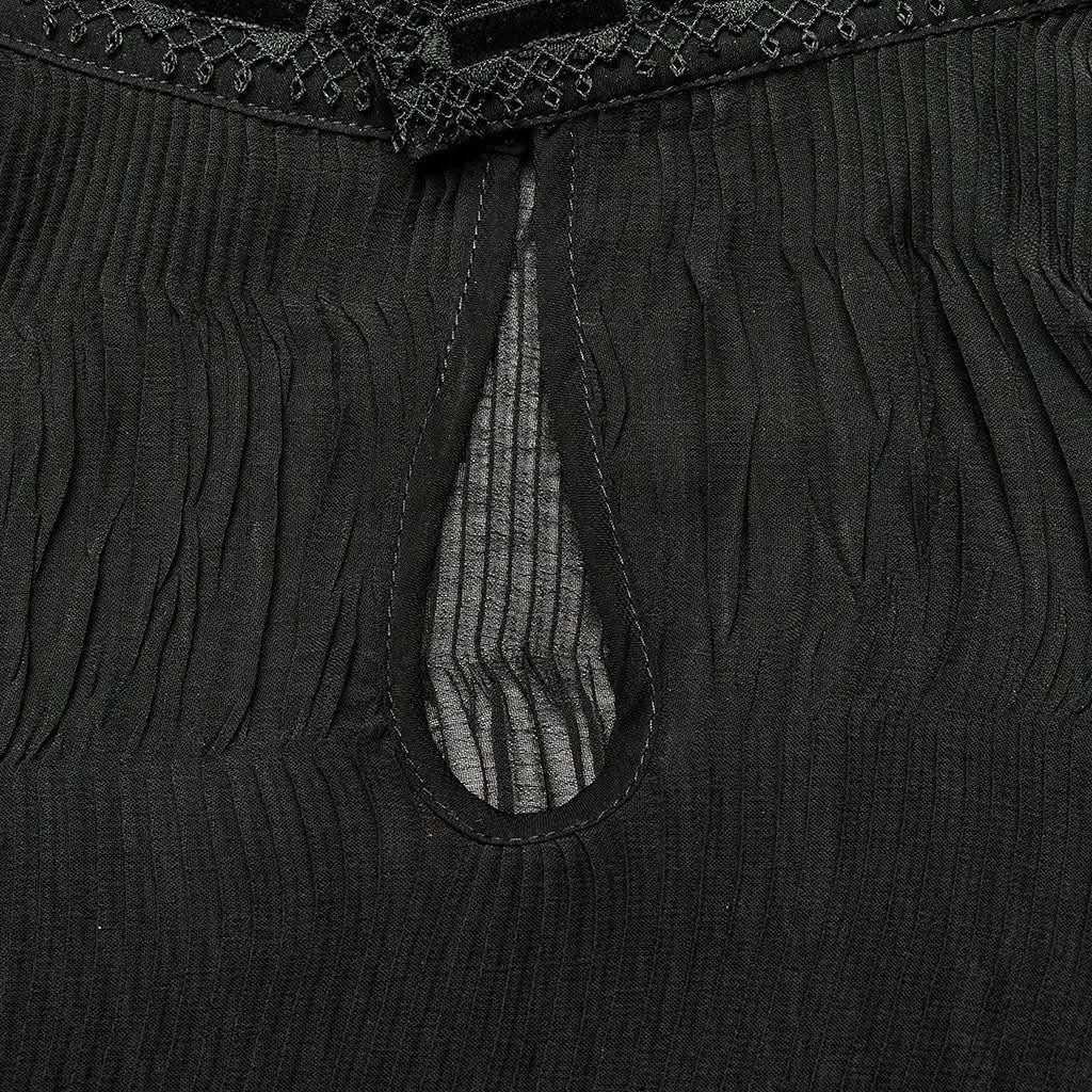 Ivory Mesh Top PunkRave