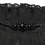 Ivory Mesh Top PunkRave