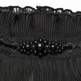 Ivory Mesh Top PunkRave