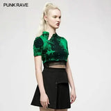 Jasmine Tie-Dyed Crop Top - PunkRave