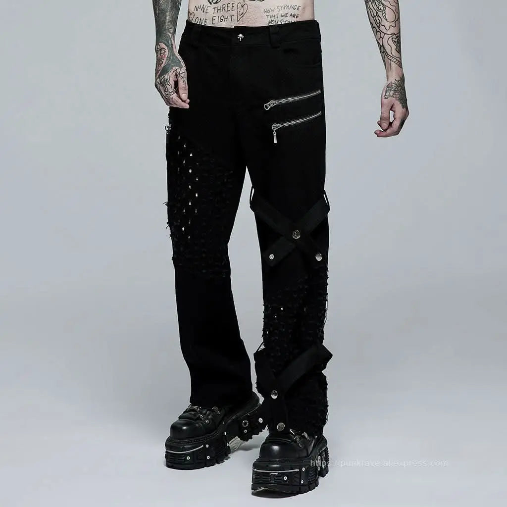 Judas Distressed Trousers - PunkRave