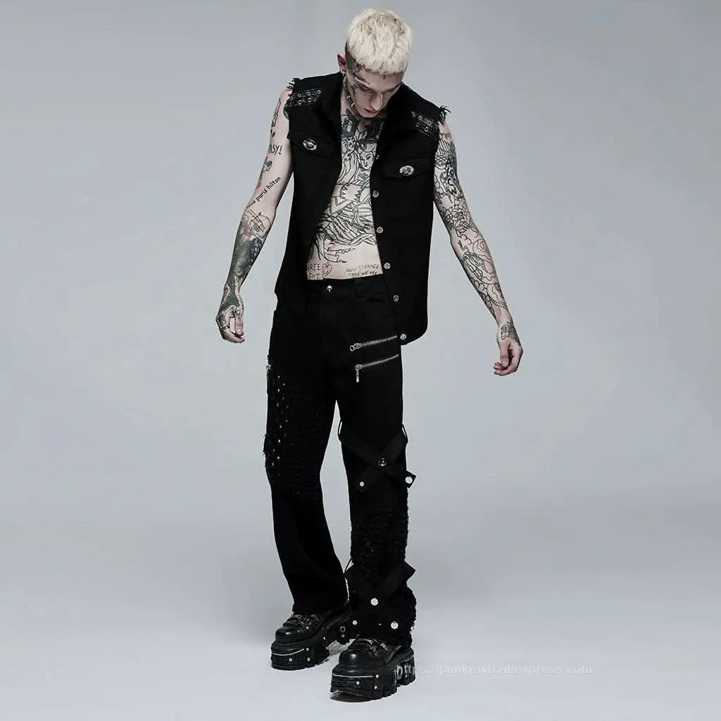 Judas Distressed Trousers - PunkRave