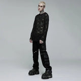 Killing Moon Mesh Skull Tee - PunkRave