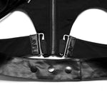 Live Wire PU Cropped Jacket - PunkRave