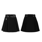 Locked Up Skirt - Black - PunkRave