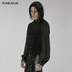 Lucifer Floral Waistcoat (Black) - PunkRave