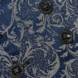 Lucifer Floral Waistcoat (Blue) My Store
