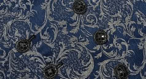 Lucifer Floral Waistcoat (Blue) My Store