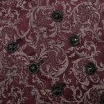 Lucifer Floral Waistcoat (Red) - PunkRave
