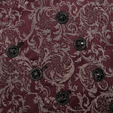 Lucifer Floral Waistcoat (Red) - PunkRave