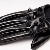 Lucretia My Reflection Gloves - Shiny Black - PunkRave