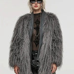 Lunar Curses Fur Coat - PunkRave