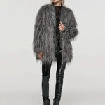 Lunar Curses Fur Coat - PunkRave