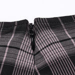 Lunar Plaid Mini Skirt (Petunia) - PunkRave