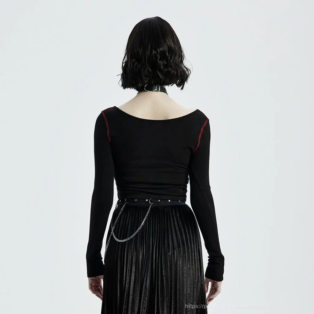 Macabre Crop Top - PunkRave