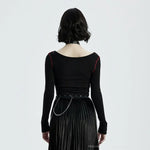 Macabre Crop Top - PunkRave