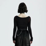Macabre Crop Top - PunkRave