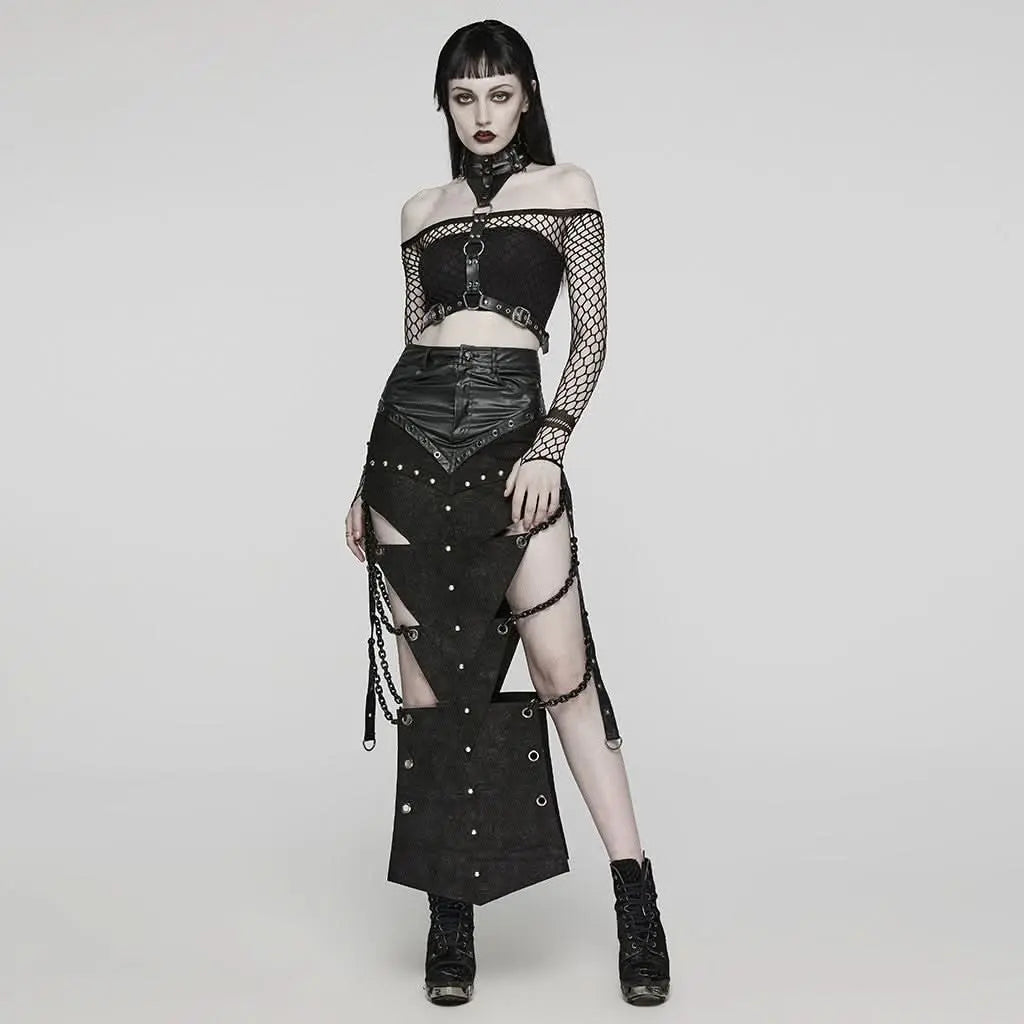 Macabre Majesty PU Harness - PunkRave