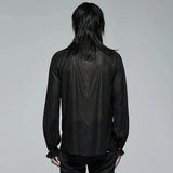 Malignance Sheer Floral Button Up Shirt - PunkRave