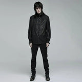 Malignance Sheer Floral Button Up Shirt - PunkRave