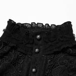 Malignance Sheer Floral Button Up Shirt - PunkRave