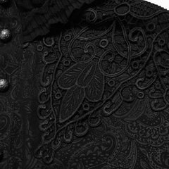 Malignance Sheer Floral Button Up Shirt - PunkRave