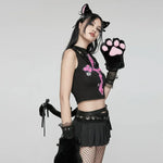 Maneki Neko Hairband and Tail PunkRave