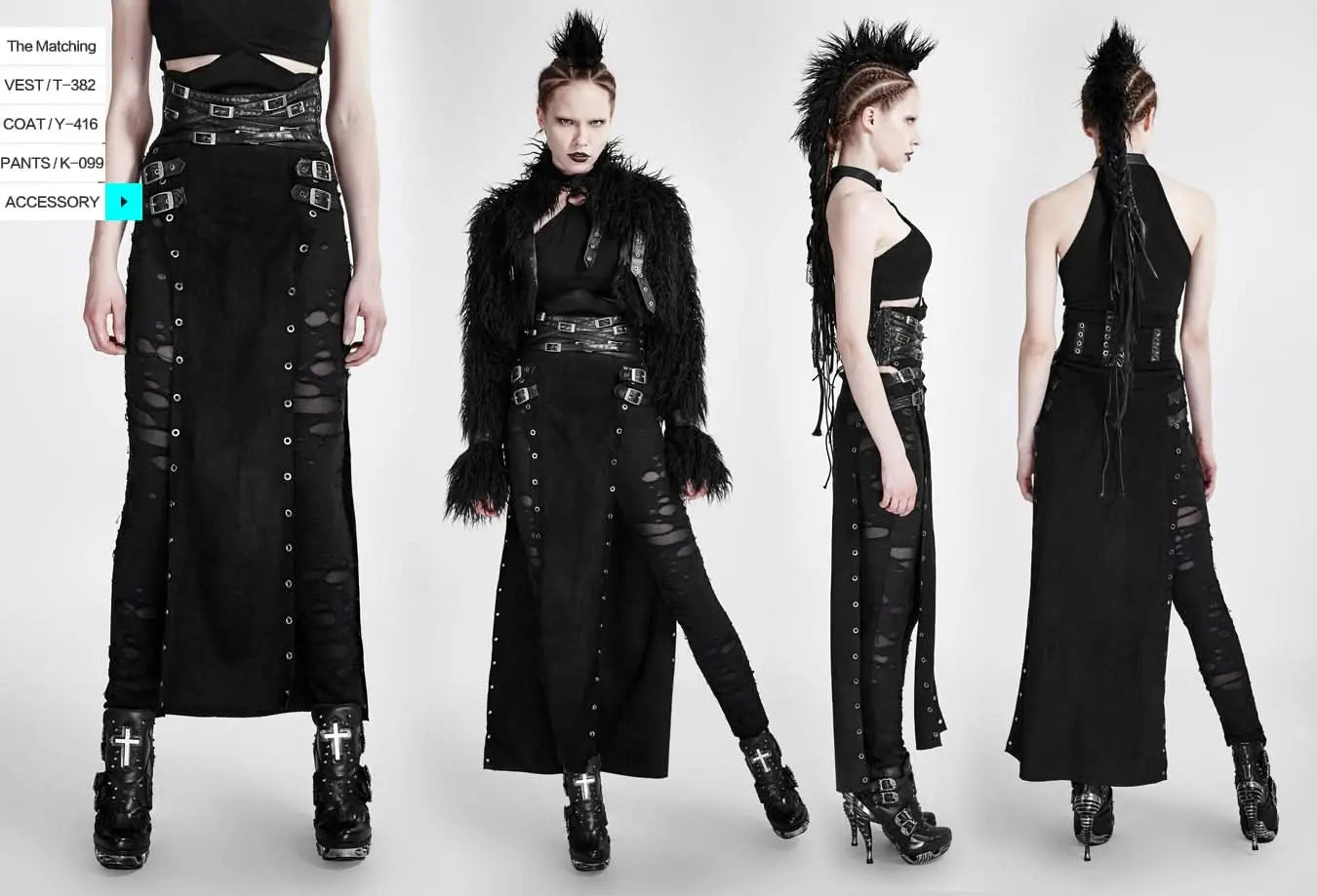 Metallic Personality Skirt