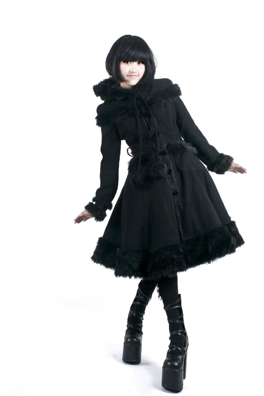 Midnight Coat -Black My Store