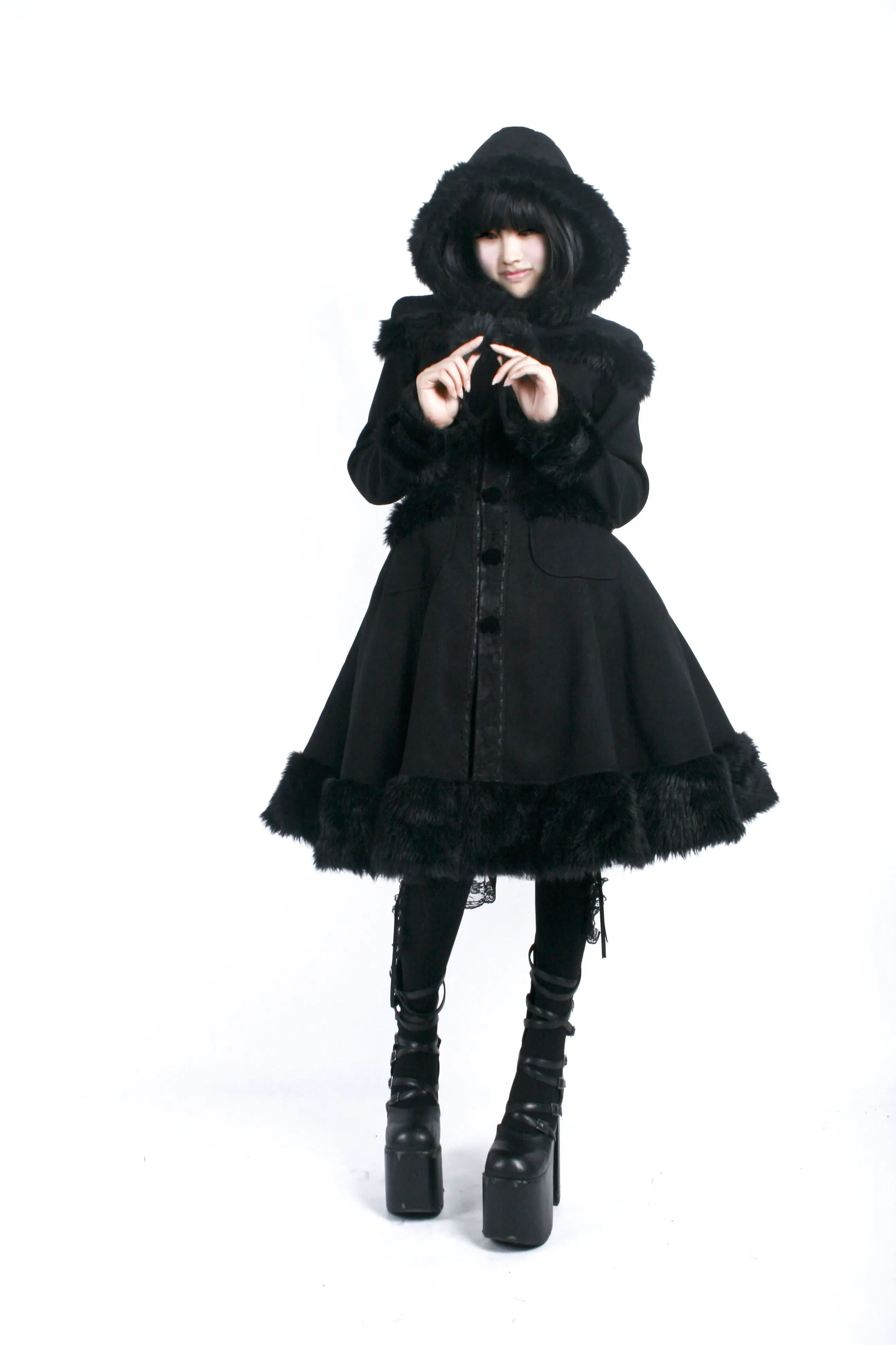 Midnight Coat -Black My Store