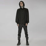 Midnight Mirage Peasant Shirt - Black - PunkRave
