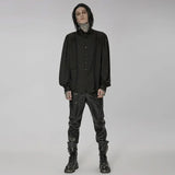 Midnight Mirage Peasant Shirt - Black - PunkRave