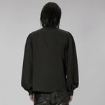 Midnight Mirage Peasant Shirt - Black - PunkRave
