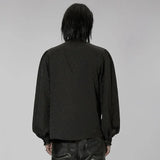Midnight Mirage Peasant Shirt - Black - PunkRave