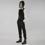 Midnight Mirage Peasant Shirt - White - PunkRave