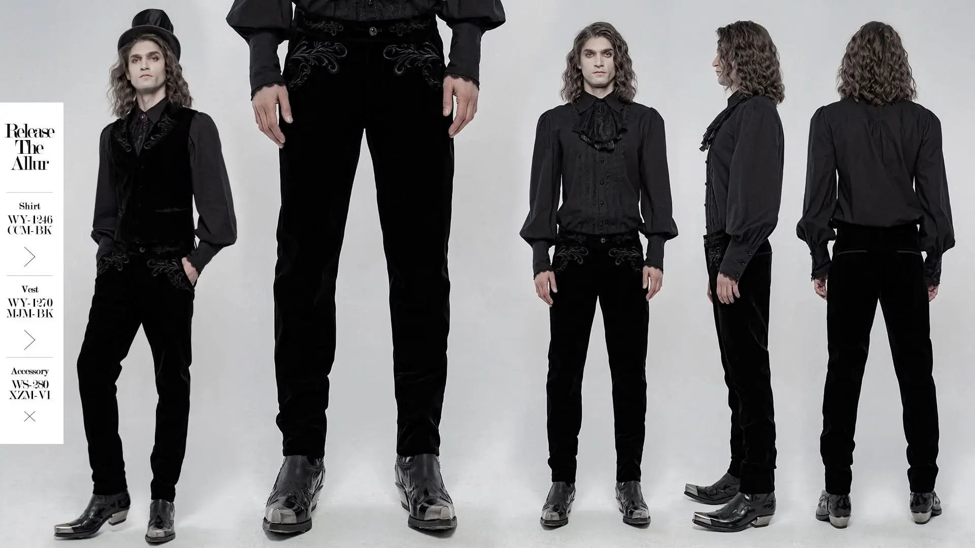 Milord Pants - Black - PunkRave