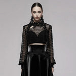 Moonlight Mesh Crop Top - PunkRave